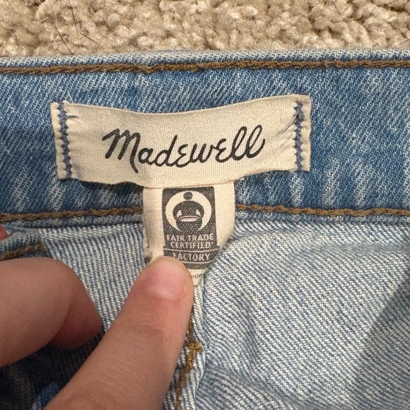 Madewell Light Blue Distressed Women Jeans - Picture 4 of 5